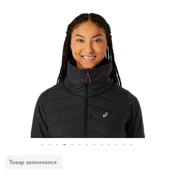 ASICS Winter Run Black Jacket - Picture 4 of 13